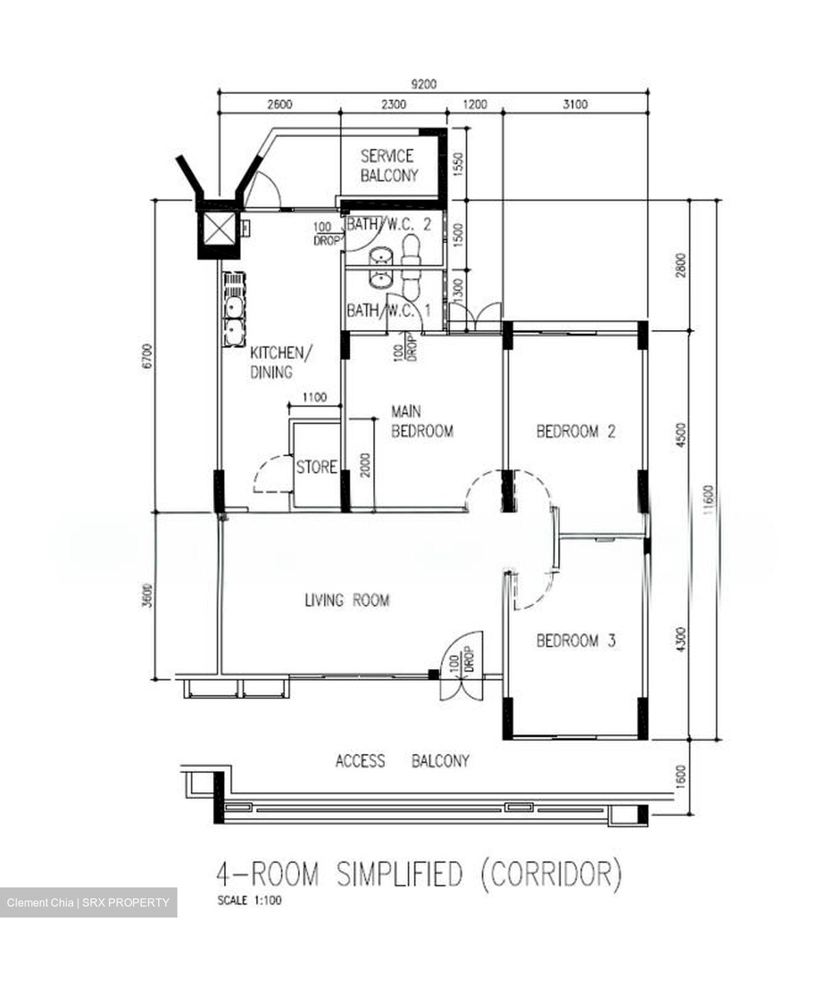 Blk 321 Woodlands Street 32 (Woodlands), HDB 4 Rooms #559209531